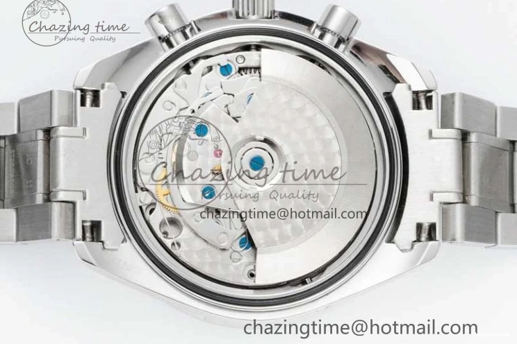 0405 Speedmaster Racing Master SS HKF Best Edition Black Dial on SS Bracelet A Versatile 7810